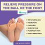 Metatarsal Foot Pads for Pain Relief - 2 Pairs Soft Gel Reusable Breathable Sleeve Pads, Foot Cushions, Forefoot Cushioning Shoe Supports for Women and Men