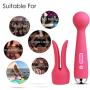 SVAKOM Emma - Rechargeable, Heating Wand Vibrator - Waterproof Dildo - Vibrating Personal Massager - Sex Toys for Men, Women & Couples - Intelligent & Quiet - Red