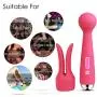 SVAKOM Emma - Rechargeable, Heating Wand Vibrator - Waterproof Dildo - Vibrating Personal Massager - Sex Toys for Men, Women & Couples - Intelligent & Quiet - Red