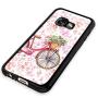 Samsung Galaxy A3 2017 Case,Flexible Soft TPU Cover Shell,Slim Silicone Black Rubber Non-Slip Durable Design Protective Phone Case for Samsung Galaxy A3 2017 -Bicycle
