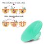 Silicone Face Scrubbers Exfoliator Brush-Facial Cleansing Brush Blackhead Scrubber Exfoliating Brush-Facial Cleansing Pads Precision Pore Cleansing Pad Acne Blackheads Removing Face Brush-2 Pack