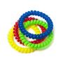 Chewable Jewelry Large Coil Bracelet - Fun Sensory Motor Aid - Speech And Communication Aid - Great For Autism And Sensory-Focused Kids 4 Pack 4 Colors