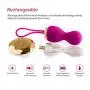 Kegel Balls for Beginners by Fox Kelly Pink Medical Grade Silicone Waterproof Sex Toy, vibrate Your Way to a Happy Life.