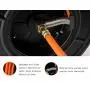 Giraffe Retractable Air-Hose-Reel with 3/8 in. x 50 Ft Hybrid Air Hose,Auto Rewind Pneumatic Hose Reel,300PSI Heavy Duty Steel-Reel