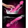 Sendida Rechargeable Sex Vibrator - 10 Speeds Adjustable, Dual Motors, Waterproof Medical Silicone Magic Adult Toy, USB Wand Massager for Women