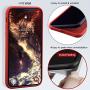 MILPROX Silicone Series Liquid Silicone Gel Rubber Slim Fit Case with Soft Microfiber Cloth Lining Cushion for iPhone X/iPhone Xs-Red
