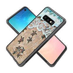 Samsung Galaxy S10e Case, Baby Turtle Shock-Absorption TPU Rubber Bumper Samsung Galaxy S10e Case, Ultra Thin Slim Protective Cover for Samsung Galaxy S10e-Black