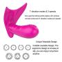 ZCXZY Wireless Remote Control Shell Safety Silicone Toy Belt Harness, Purple Venus Butterfly Vibration Invisible Wearable ZCXZY