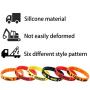 48 Pieces Construction Zone Party Favors Rubber Bracelets for Kids Construction Birthday Party and Construction Themed Supplies, Construction Themed Silicone Wristbands