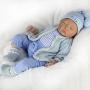 CHAREX Reborn Baby Doll Sleeping Soft Vinyl Newborn Doll Boy, Lifelike Realistic 22 inch Weighted Gift Set for Age 3+