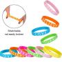 Jovitec 48 Pieces Motivational Wristbands Silicone Inspirational Bracelets Saying Rubber Bands for Men and Women