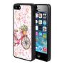 iPhone SE 5s 5 Case,Flexible Soft TPU Cover Shell,Slim Silicone Black Rubber Non-Slip Durable Design Protective Phone Case for iPhone SE 5s 5 -Bicycle