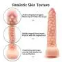 CharmingNight Vibrant Stick Massager 10.63 Inch Realistic Massager Toys Lifelike Silicone-D?ld? Training Kit with Suction Cup for Women Portable Toys