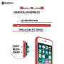 SURPHY Silicone Case Compatible for iPhone 8 iPhone 7 Case, Soft Liquid Silicone Slim Rubber Protective Phone Case Cover (with Microfiber Lining) for iPhone 7 iPhone 8 4.7", Red