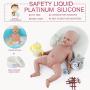 Vollence 18 inch Reborn Full Silicone Baby Doll,Not Vinyl Material Dolls,Real Full Body Silicone Baby Dolls,Realistic Baby Dolls That Look Real, Handmade Lifelike Silicone Baby Doll - Girl