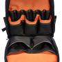 AmazonBasics 51 Pocket Tool Bag Backpack With Adjustable Pouch Front