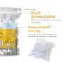 50 Gram [6PACKS] Rechargeable Silica Gel Desiccant Packets Desiccant Bags Orange to Green indicating for Air Dryer Food Grade