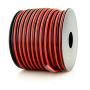 GS Power 12 AWG (American Wire Gauge) 100 Feet Flexible Stranded Oxygen Free Copper Red/Black 2 Conductor Bonded Zip Cord for Car Audio Amplifier 12V Automotive Dash Harness LED Light Wiring