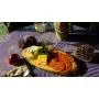 roro Hand-Crafted Long, Sustainable Wood Serving and Cutting Board with Bark, Large