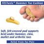 PediFix Felt Hammer Toe Crest Cushion, Medium 8+, Right