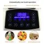 Automatic Digital Smart Timer Program 2200W Heavy Duty Power Blender Mixer Juicer Food Processor Ice Smoothie Bar Fruit,Black Extra Driver,Us Plug