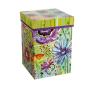 Cypress Home Ceramic Travel Mug with Gift Box, 17 ounces (Blooming Flowers)