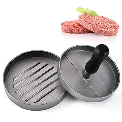 Buedvo Hamburger Press Aluminum Burger Press, Heavy Duty Non-Stick Hamburger Patty Maker, Perfect Hamburger Mold Ideal for BBQ,Essential Kitchen & Grilling Accessories