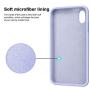 iPhone Xs Max Case, Anuck Soft Silicone Gel Rubber Bumper Case Anti-Scratch Microfiber Lining Hard Shell Shockproof Full-Body Protective Case Cover for Apple iPhone Xs Max 6.5" 2018 - Light Purple