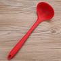 SEADEEP Practical Silicone Kitchenware High Temperature Resistance Spoon Non-stick Cookware Rice Spoon Leak Shovel