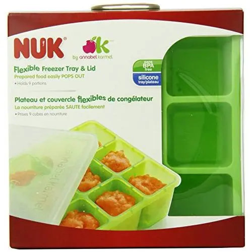 NUK Homemade Baby Food Flexible Freezer Tray and Lid Set