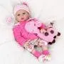 CHAREX Realistic Reborn Baby Dolls, Lifelike Silicone Baby Dolls, Weighted Newborn Dolls with Giraffe Gift for Ages 3+