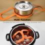 SiCheer Pressure Cooker Sling Silicone Bakeware Sling for Instant Pot 6 Qt / 8Qt, Compatible with Other Brand Multi-Function Cookers