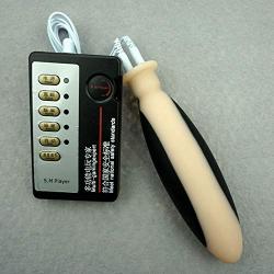 QWE Electro E-stim Kit-Accessories Male and Female Electric Stimulation Orgasm Equipment Accessories Anal Plug Silicone Size Adult Toys