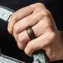 Saco Band Silicone Rings Men - 7 Rings / 1 Ring Rubber Wedding Bands