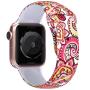 EXCHAR Compatible with Apple Watch Band 40mm 38mm 44mm 42mm Fadeless Pattern Printed Floral Bands Silicone Replacement Band for iWatch Series 5 Series 4/3/2/1 for Women Men