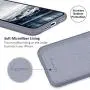 SURPHY Silicone Case Compatible with iPhone 11 Case 6.1 inch, Liquid Silicone Full Body Thickening Design Phone Case (with Microfiber Lining) for iPhone 11 6.1 2019, Lavender Gray