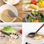 Silicone Kitchenware with Wooden Handle Non-stick Silicone Kitchenware Set Cooking Shovel Spoon Tool(9 Packs)