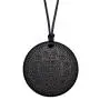 Munchables Biscuit Chewable Necklace - Sensory Chew Jewelry for Kids (Black)