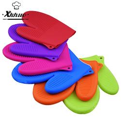 XKHUO 2pcs/set Random Color Silicone Gloves