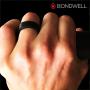 BONDWELL Silicone Wedding Ring for Men Save Your Finger & A Marriage Safe, Durable Rubber Wedding Band for Active Athletes, Military, Crossfit, Weight Lifting, Workout