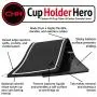 Custom Fit Cup, Door, Center Console Liner Accessories for Honda Odyssey 2018 2019 2020 40PC Kit (White Trim)