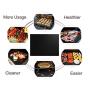 US Fine Kitchenware BBQ Grill Mat Set of 3 Heavy Duty 100% Non-Stick Baking Mats Heat Resistant Reusable and Easy to Clean Barbecue Grilling Accessories15.75x13 Inch Black