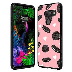 LG G8 ThinQ Case,Flexible Soft TPU Cover Shell,Slim Silicone Black Rubber Non-Slip Durable Design Protective Phone Case for LG G8 ThinQ -Biscuits