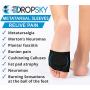 Metatarsal Sleeve with Gel Pads - 2 Pairs - Ball of Foot Cushions with Soft Gel - Fabric Compression - Help Metatarsalgia, Mortons, Neuroma, Calluses Blisters, Diabetic Feet - for Women, Men (Black)