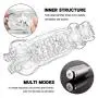 YOSTTST Adullt Toy for Man Pleasure Automatical Strong Sucking Product Funny Handsfree Male Cup Silicone Human Deep Inverted Throat Aircraft Mens Toys Device,Aǐrcraft Cùp Men Intǐmate