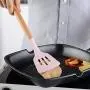 Silicone Kitchenware Set of 11 - Solid Wood with Storage Bucket Cooking Utensils Set, Pink Silicone Kitchenware Non-Stick Stains and Wear-Resistant, 11-piece set