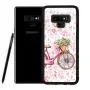 Samsung Galaxy Note 9 Case,Flexible Soft TPU Cover Shell,Slim Silicone Black Rubber Non-Slip Durable Design Protective Phone Case for Samsung Galaxy Note 9 -Bicycle
