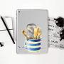 GinHo Customized Protective Cover iPad Mini 3 Kitchenware with Slim Soft Durable TPU Ultra-Clear Silicone UV Printing Case