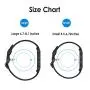 GeeRic Replacement Band and Frame Compatible for Fitbit Blaze, Soft Silicone Strap Wristband for Fitbit Blaze Smart Fitness Watch, Sports Men Women Black Band&Balck Frame Large