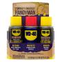WD-40 Handyman Trio [Travel-Size] ? (3) Pack Mini-Can Lubricant Kit with Original Multi-Use,Spray and Stay Gel Lubricant, Water Resistant Silicone